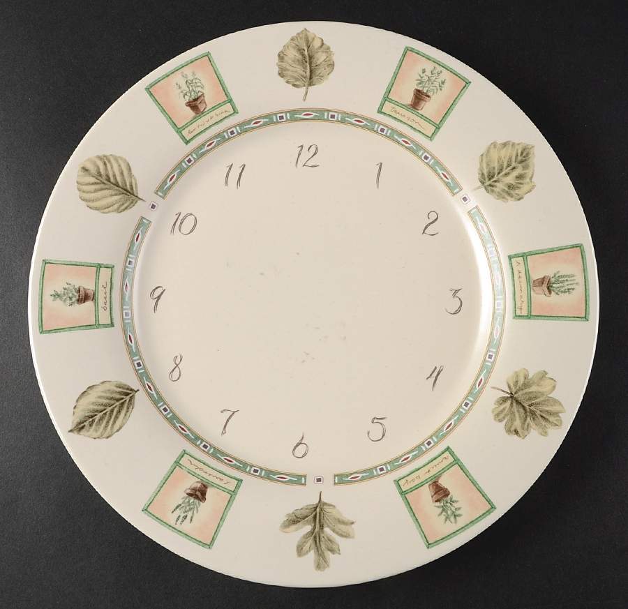 Naturewood Clock Plate by Pfaltzgraff-1