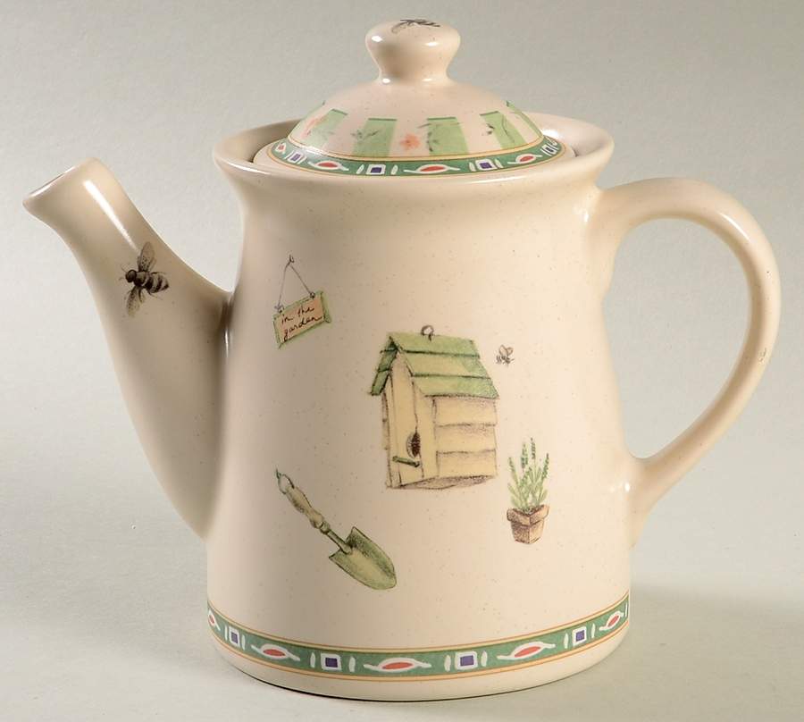 Naturewood 10th Anniversary Mini Teapot & Lid by Pfaltzgraff-1