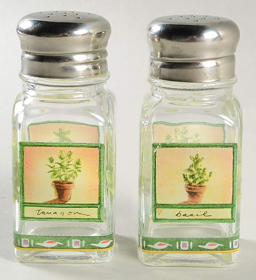 Naturewood Glassware Salt and Pepper Set by Pfaltzgraff-1