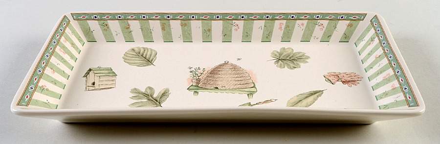 Naturewood Rectangular Tray 11" by Pfaltzgraff-1