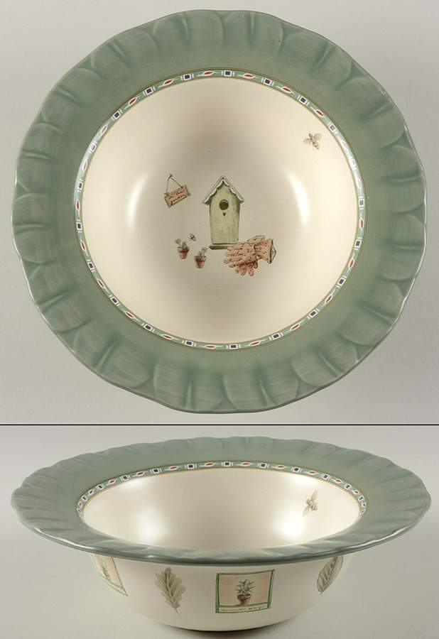 Naturewood 9" Round Vegetable Bowl by Pfaltzgraff-1