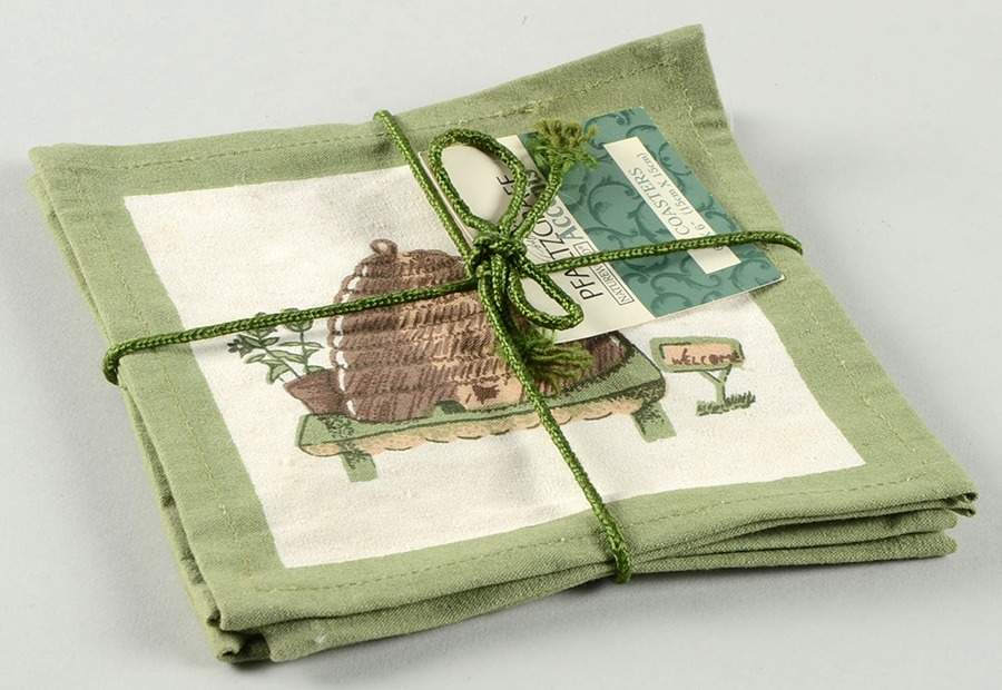 Naturewood Cloth Coaster - Set of 4 by Pfaltzgraff-1