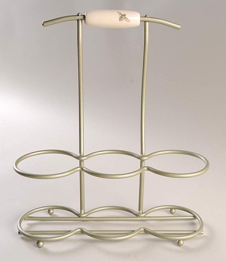 Naturewood Flatware Caddy-3 Holder/Metal Caddy Only by Pfaltzgraff-1