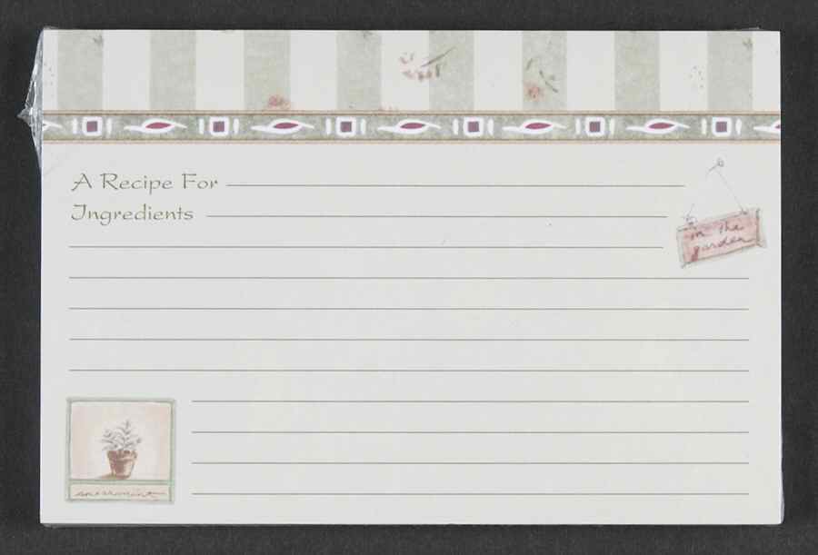 Naturewood (Set of 20) Paper Recipe Cards by Pfaltzgraff-1