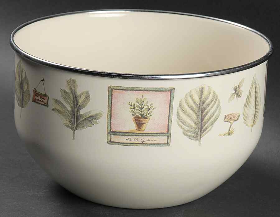 Naturewood 7 3/4" Metal Bowl by Pfaltzgraff-1