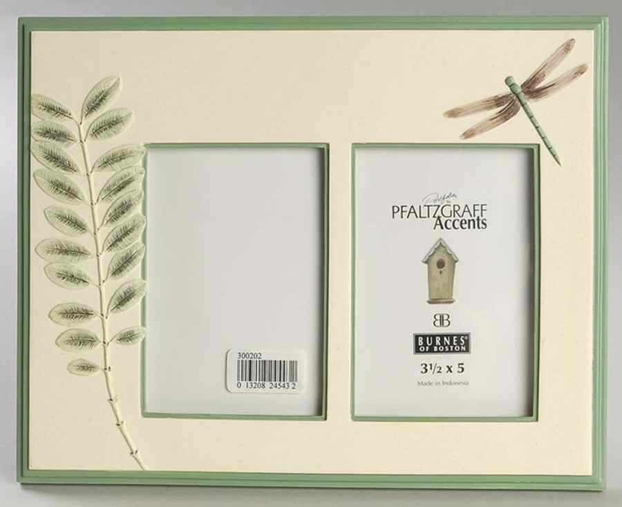 Naturewood Double Frame Holds 3 1/2" X 5" by Pfaltzgraff-1