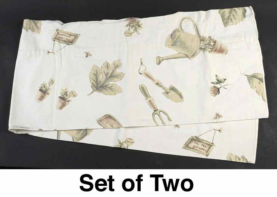 Naturewood Valance Curtain Pair 60" x 15" by Pfaltzgraff-1