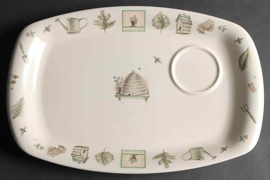 Naturewood 16" Rectangular Barbeque Platter by Pfaltzgraff-1