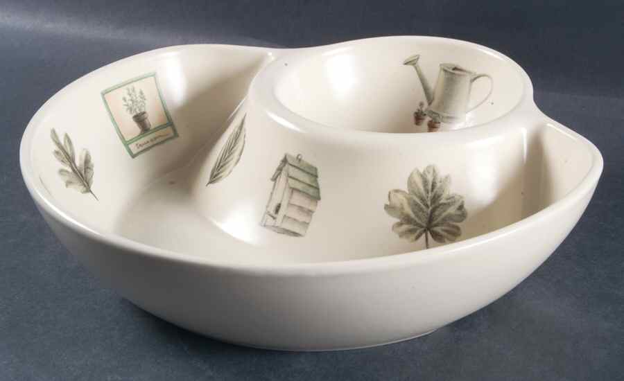 Naturewood 1 Piece Chip & Dip by Pfaltzgraff-1