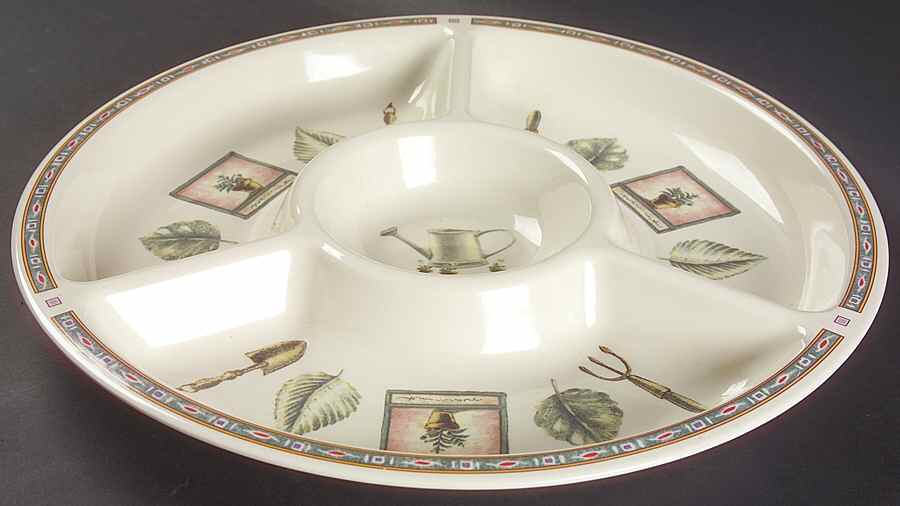 Naturewood 1 Piece Melamine Chip & Dip by Pfaltzgraff-1