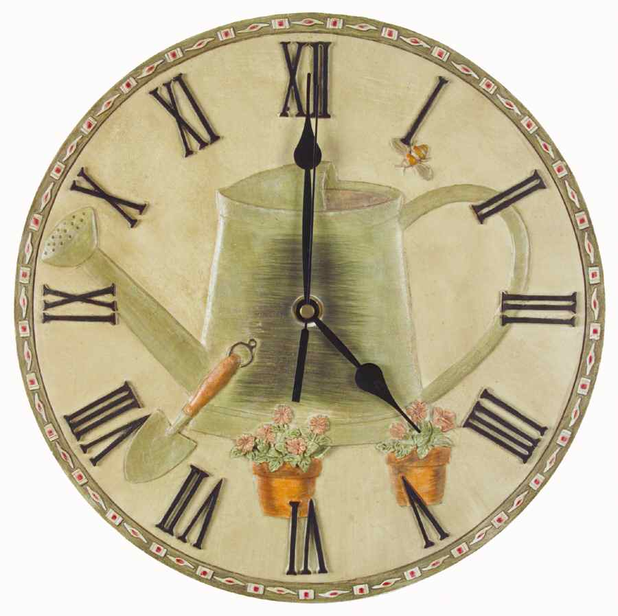 Naturewood Hanging Wall Clock by Pfaltzgraff-1