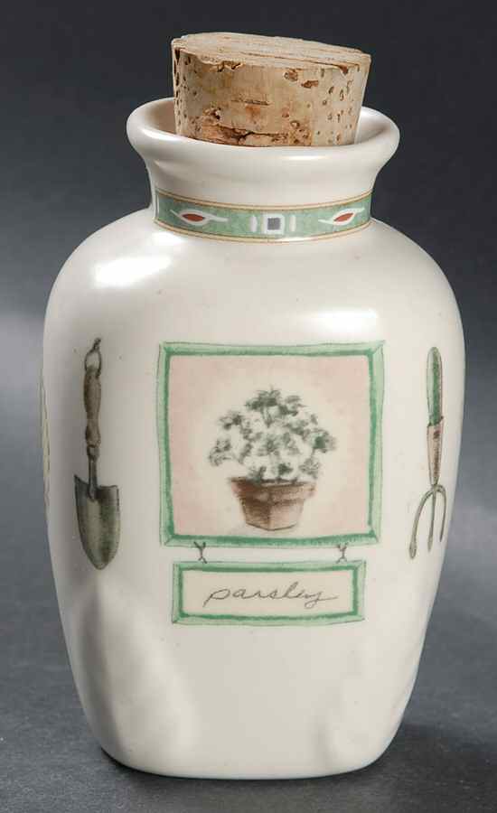 Naturewood Large Spice Jar & Cork Stopper by Pfaltzgraff-1