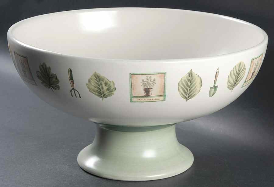 Naturewood Pedestal Bowl by Pfaltzgraff-1