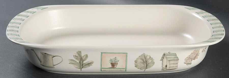 Naturewood 13"  Rectangular Baker by Pfaltzgraff-1