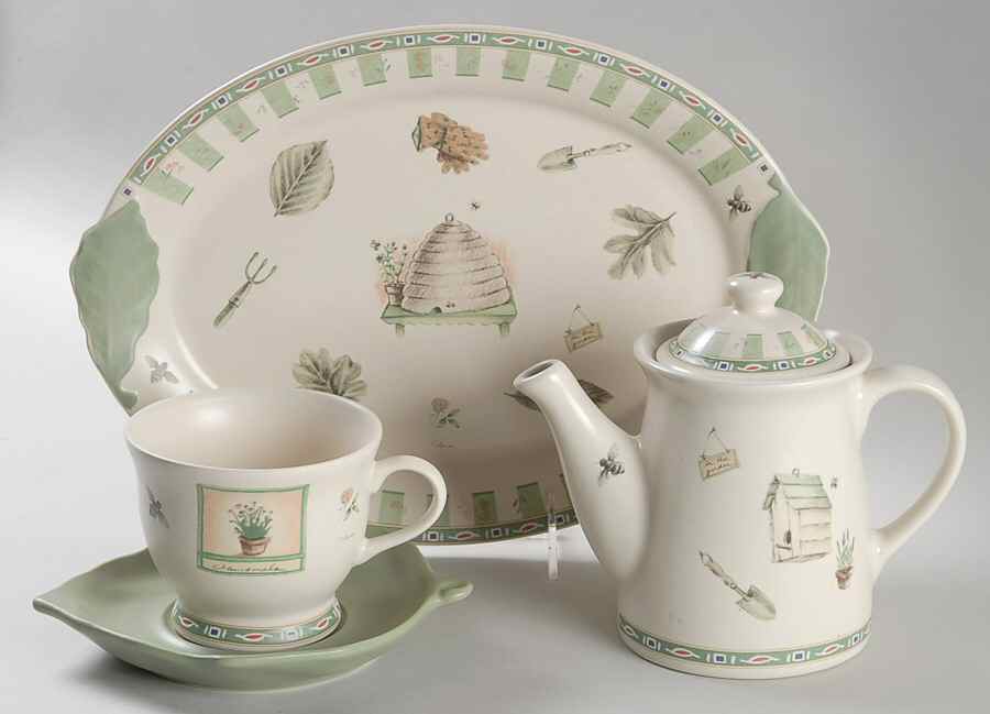 Naturewood 5 Pc 10th Anniversary Tea Set by Pfaltzgraff-1