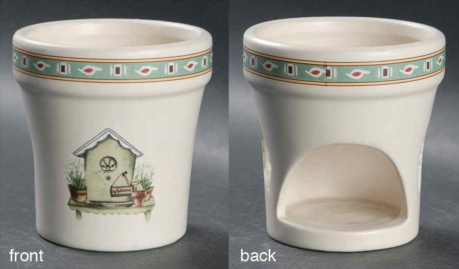 Naturewood Candle Base for 2 Piece Wax Tart Burner/Warmer by Pfaltzgraff-1