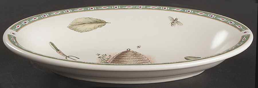 Naturewood Oval Dessert Dish by Pfaltzgraff-1