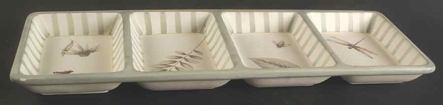 Naturewood 4 Part Rectangular Divided Server by Pfaltzgraff-1