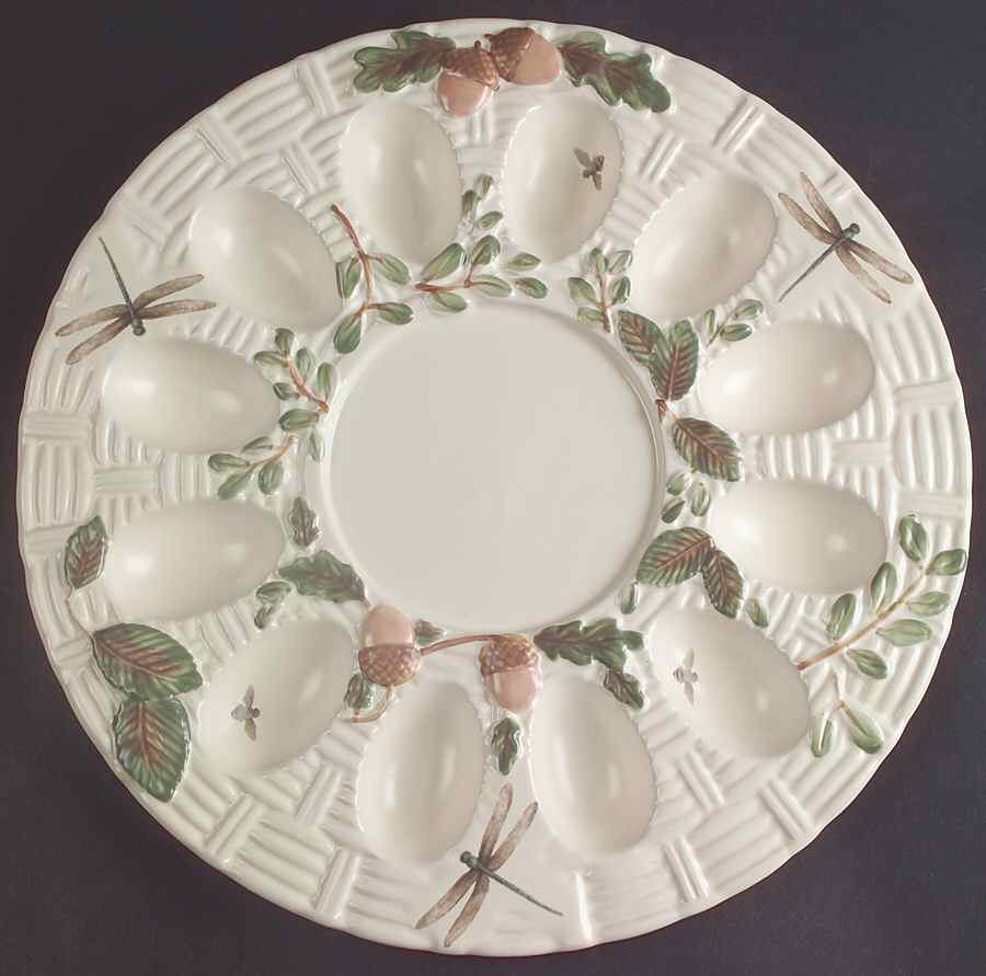Naturewood Sculpted Deviled Egg Plate by Pfaltzgraff-1
