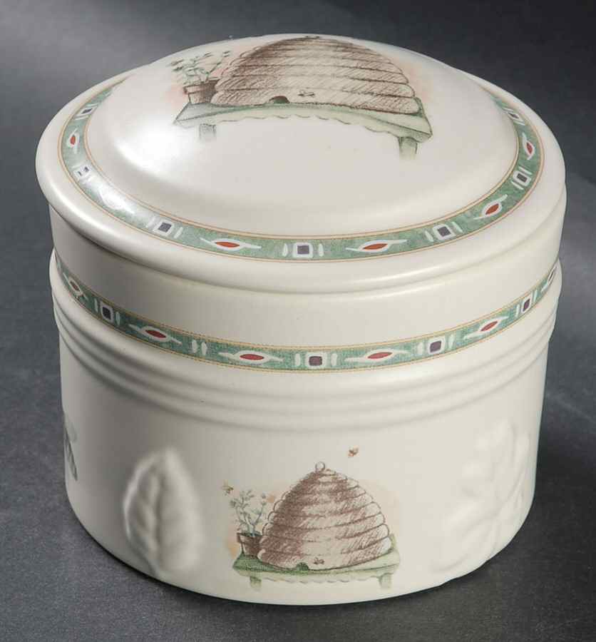 Naturewood Cotton Ball Jar and Lid by Pfaltzgraff-1