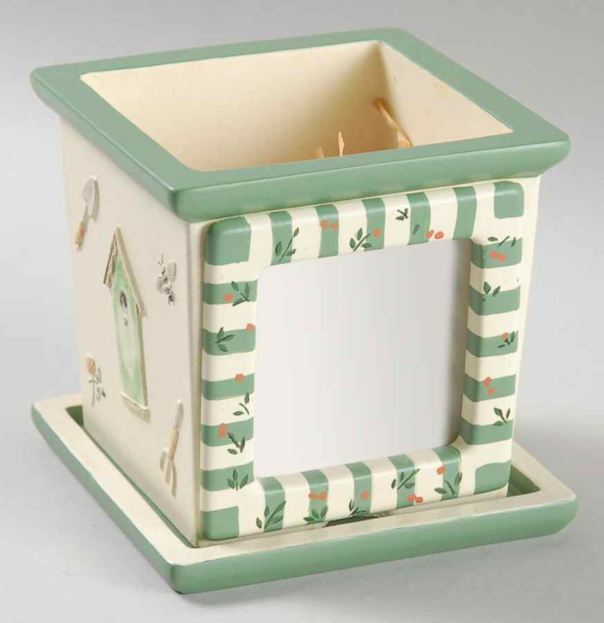 Naturewood Pot Shot/Frame& Planter W/Underplate (Pict 2 1/4") by Pfaltzgraff-1