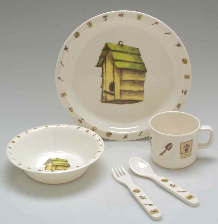 Naturewood (5 Piece) Melamine Kid's Set by Pfaltzgraff-1