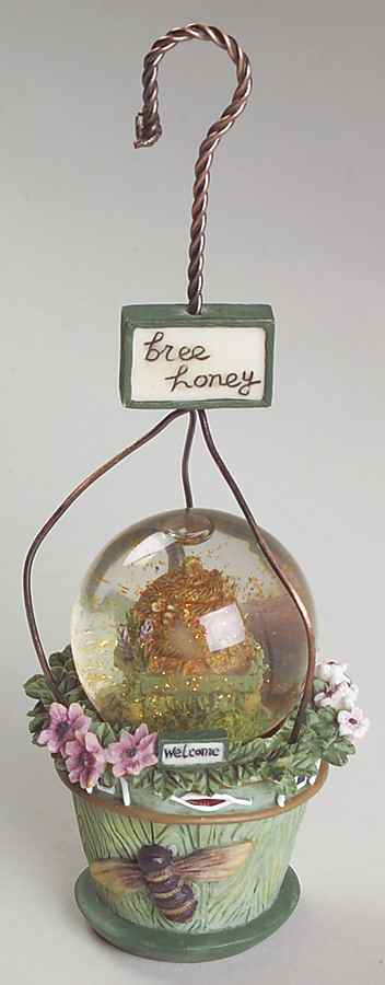 Naturewood Mini Globe Ornament by Pfaltzgraff-1