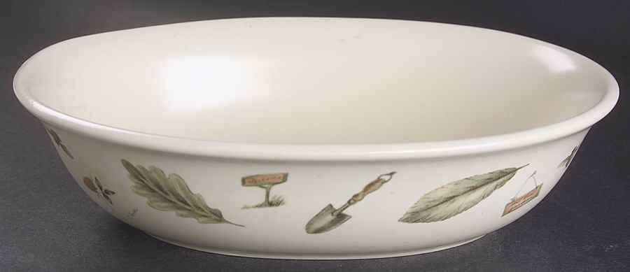 Naturewood 8" Oval Vegetable Bowl by Pfaltzgraff-1