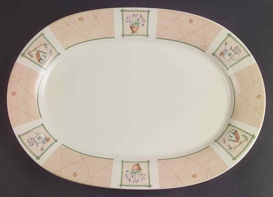 Naturewood 14" Oval Serving Platter by Pfaltzgraff-1