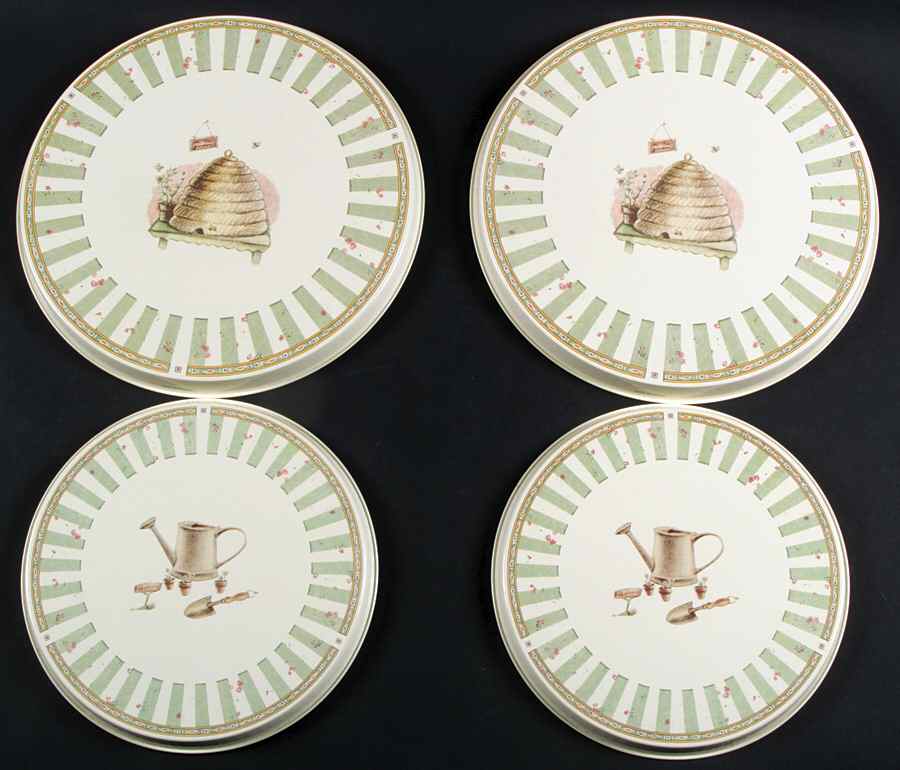 Naturewood (Set/4) Tin Stove Covers-2 8" & 2 10" Round Covers by Pfaltzgraff-1
