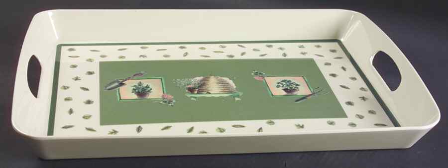 Naturewood Handled Melamine Tray by Pfaltzgraff-1