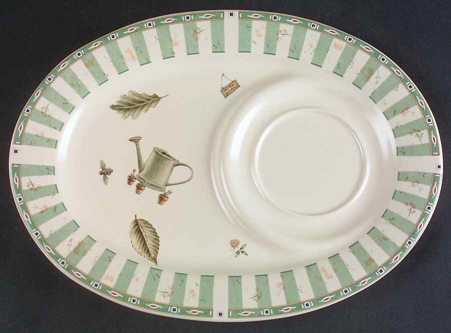 Naturewood Oval Snack Tray by Pfaltzgraff-1