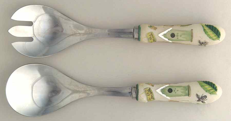 Naturewood (2 Piece) Salad Set with Stainless Bowl by Pfaltzgraff-1