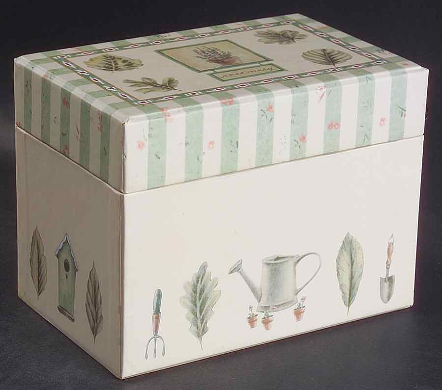 Naturewood Cardboard Recipe Box by Pfaltzgraff-1