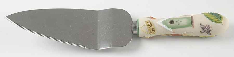 Naturewood Pie/Cake Server with Resin Handle by Pfaltzgraff-1