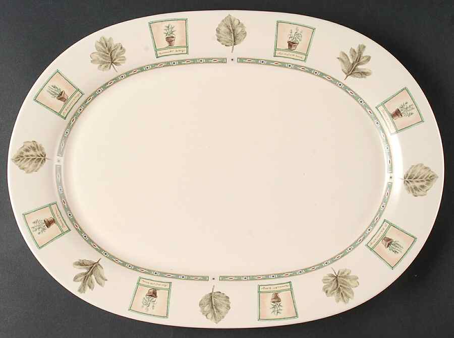 Naturewood 16" Oval Serving Platter by Pfaltzgraff-1