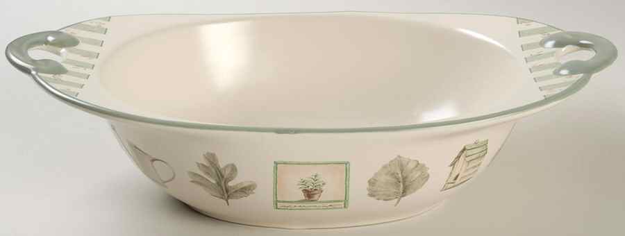 Naturewood 11" Nesting Handled Oval Serving Bowl by Pfaltzgraff-1