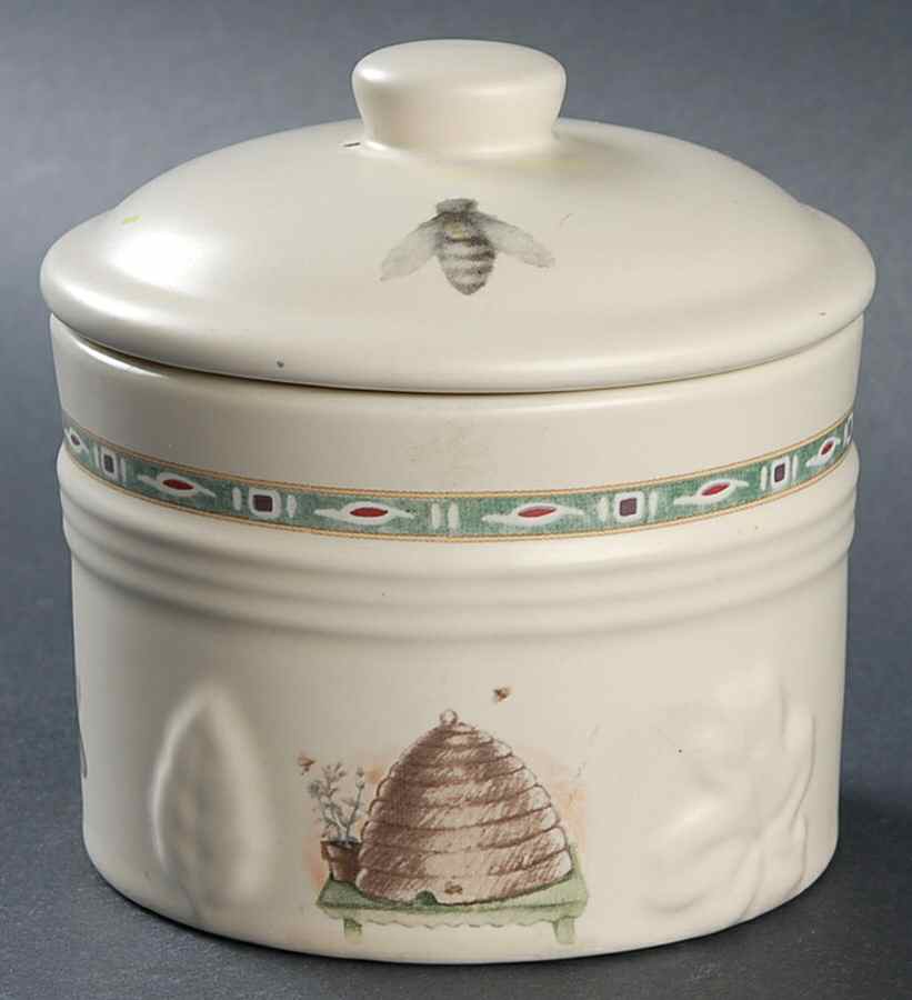 Naturewood Cotton Ball Jar & Lid by Pfaltzgraff-1