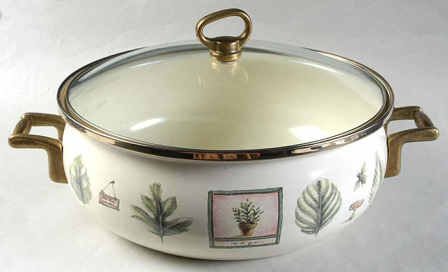 Naturewood 4.5 Quart Metal Covered Casserole by Pfaltzgraff-1