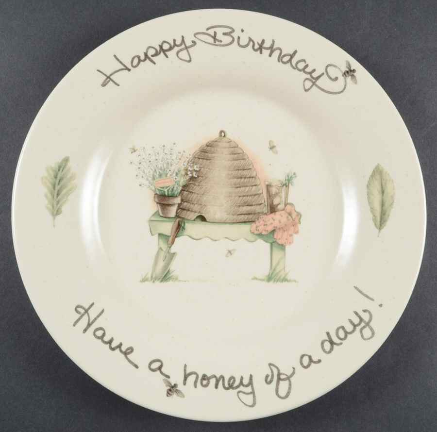 Naturewood "Happy Birthday" Dinner Plate by Pfaltzgraff-1
