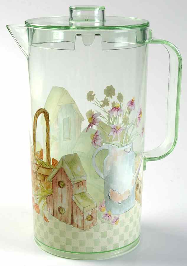 Naturewood Plastic Pitcher W/Lid by Pfaltzgraff-1
