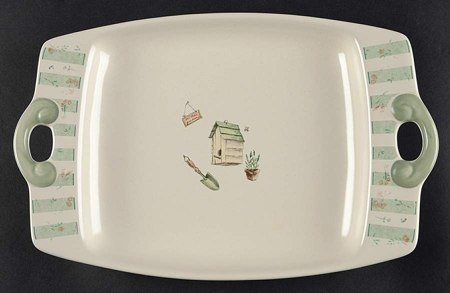 Naturewood 12" Rectangular Serving Platter by Pfaltzgraff-1