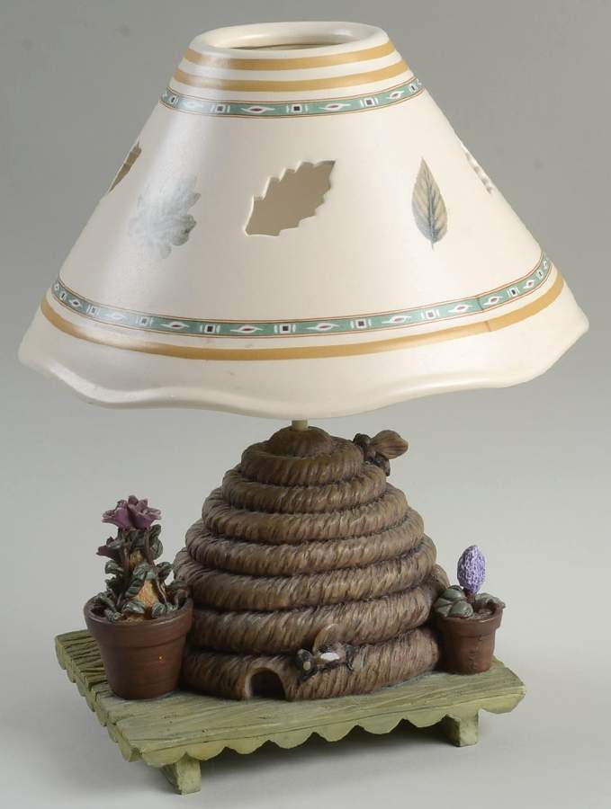 Naturewood Votive Lamp & Shade by Pfaltzgraff-1