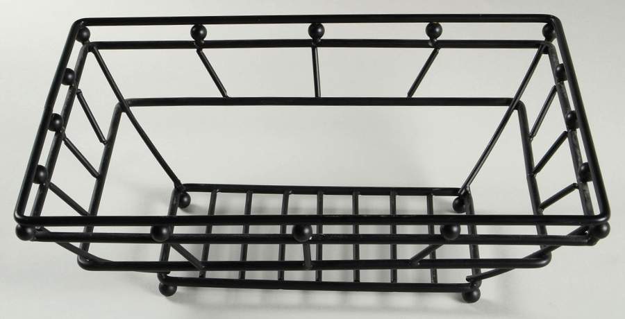 Naturewood Metal Bread/Basket Tray w/No Ceramic Tray by Pfaltzgraff-1