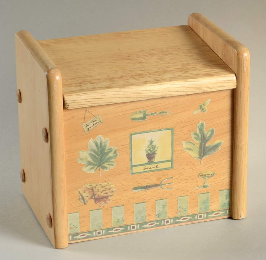 Naturewood Wood Recipe Box & Lid by Pfaltzgraff-1