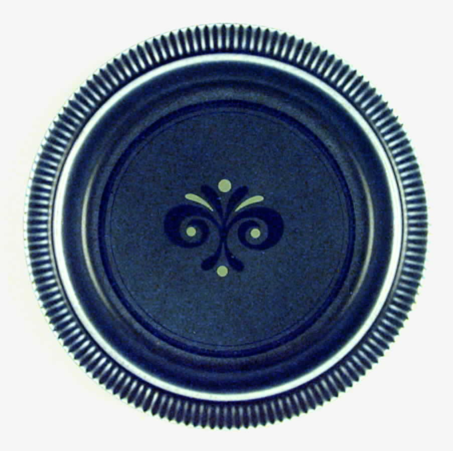 Nordic Blue Decorated Salad Plate by Pfaltzgraff-1