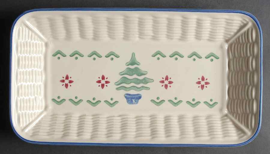 Nordic Christmas 12" Bread Basket by Pfaltzgraff-1