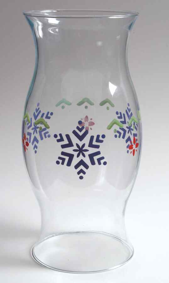 Nordic Christmas Glassware Hurricane Globe by Pfaltzgraff-1