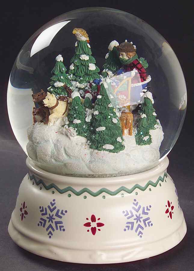 Nordic Christmas Snow Globe by Pfaltzgraff-1