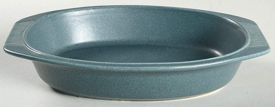 Nordic Blue 10" Oval Vegetable Bowl by Pfaltzgraff-1